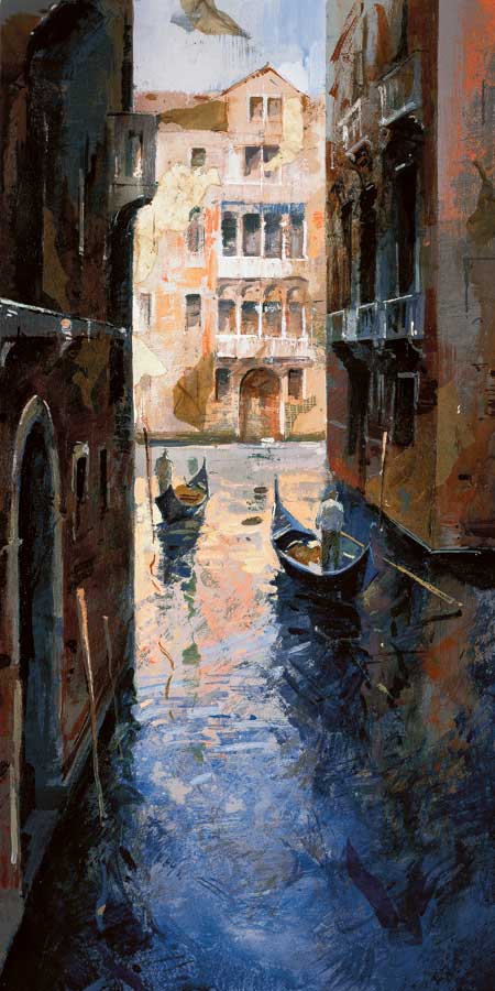 Venice Canal II by artist  Marti Bofarull