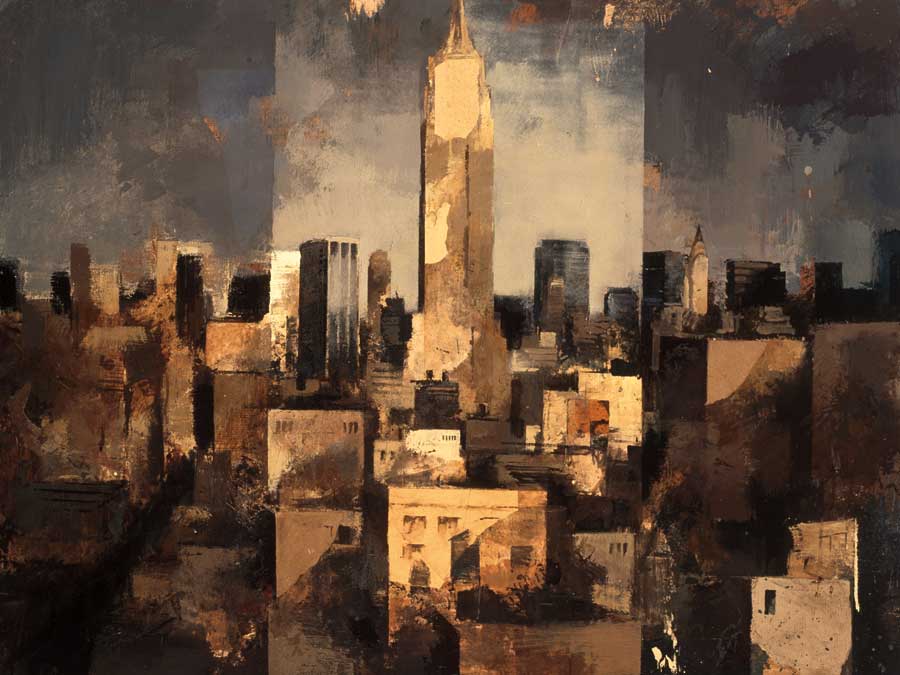 Manhattan Structures by artist  Marti Bofarull