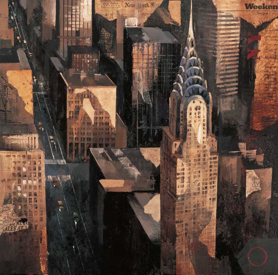 Chrysler Building View by artist  Martí Bofarull