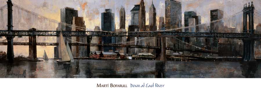 Down at East River by artist  Martí Bofarull