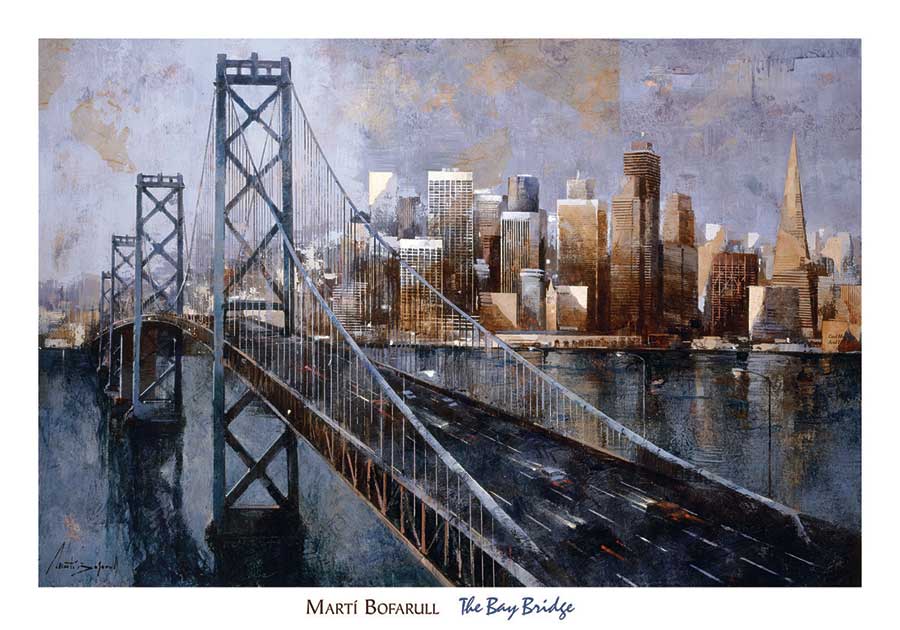 The Bay Bridge by artist Martí Bofarull