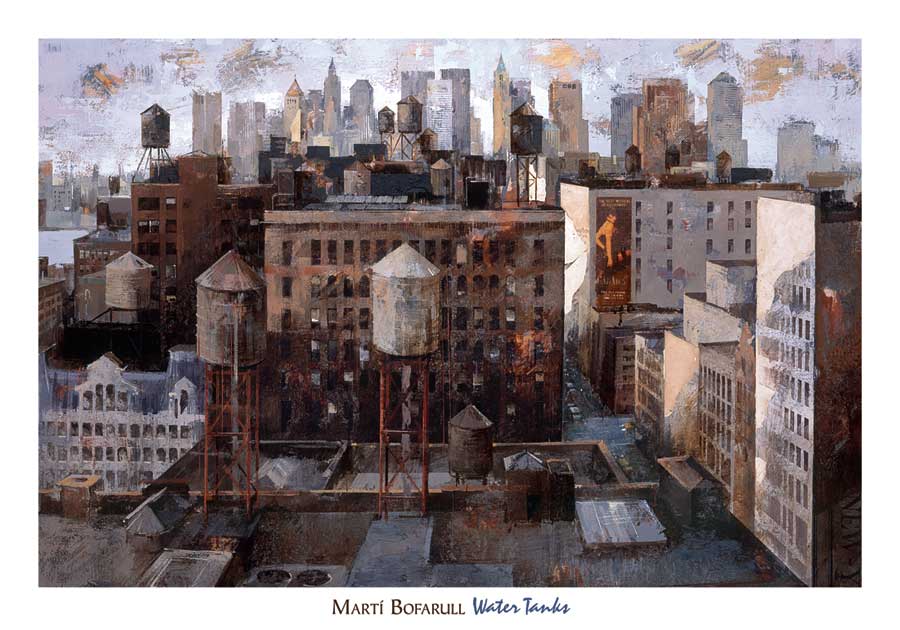 Water Tanks by artist Marti Bofarull