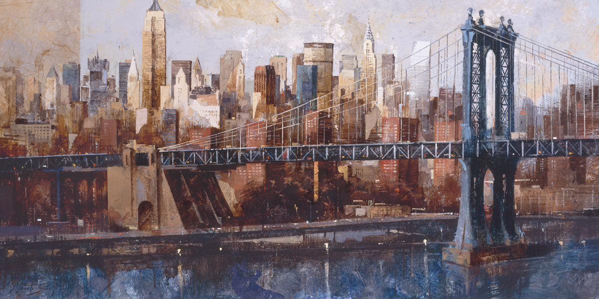 Manhattan Bridge View by artist Martí Bofarull
