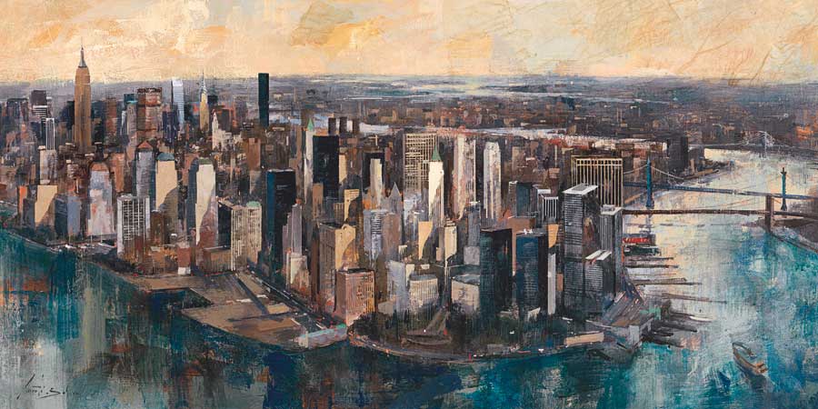 South Manhattan by artist Martí Bofarull