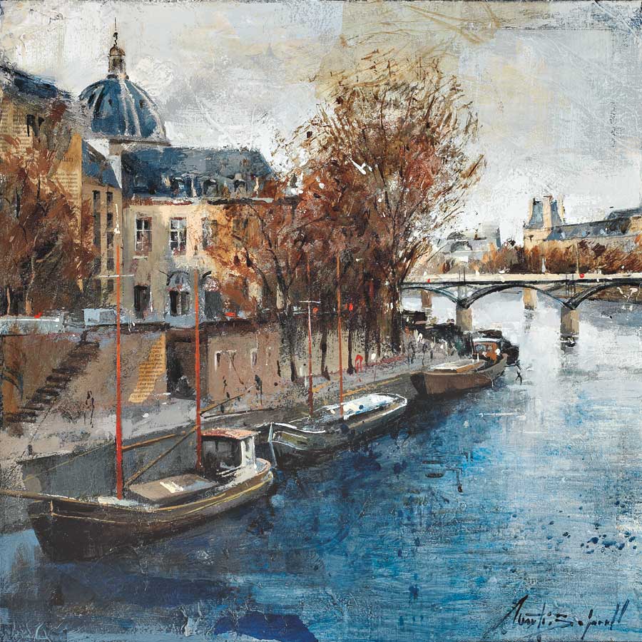 Ile de la Cité, Paris by artist Martí Bofarull