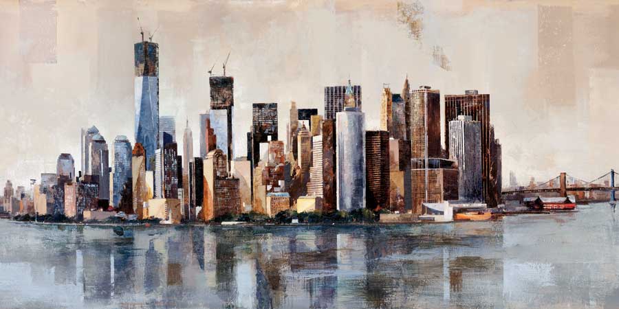 New York From Afar by artist Martí Bofarull