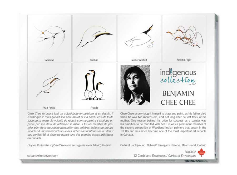 Benjamin Chee Chee Boxed Note Cards by artist Benjamin Chee Chee