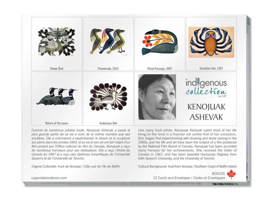 Kenojuak Ashevak Boxed Note Cards by artist Kenojuak Ashevak