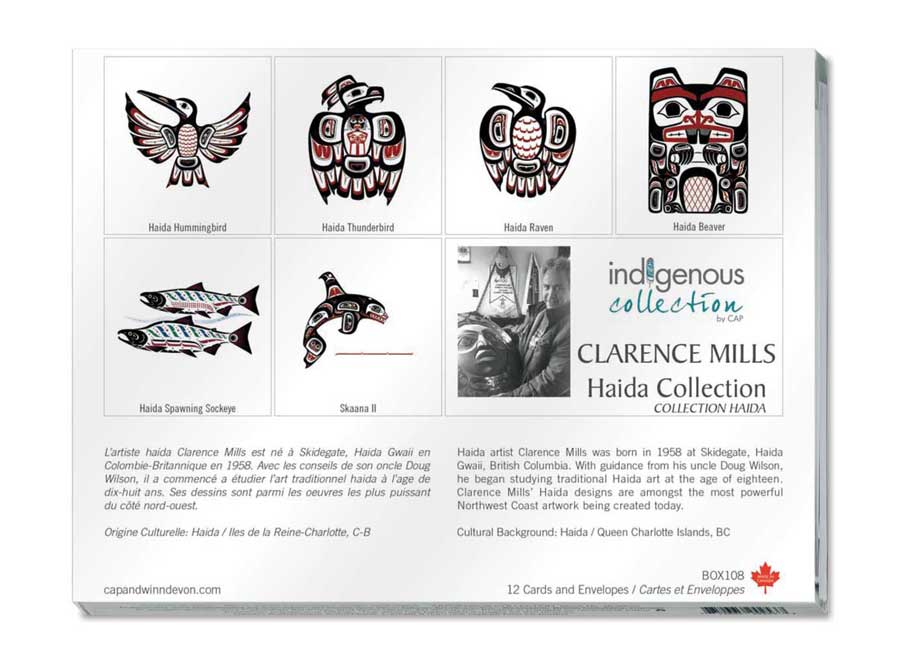 Haida Collection Boxed Note Cards by artist Clarence Mills