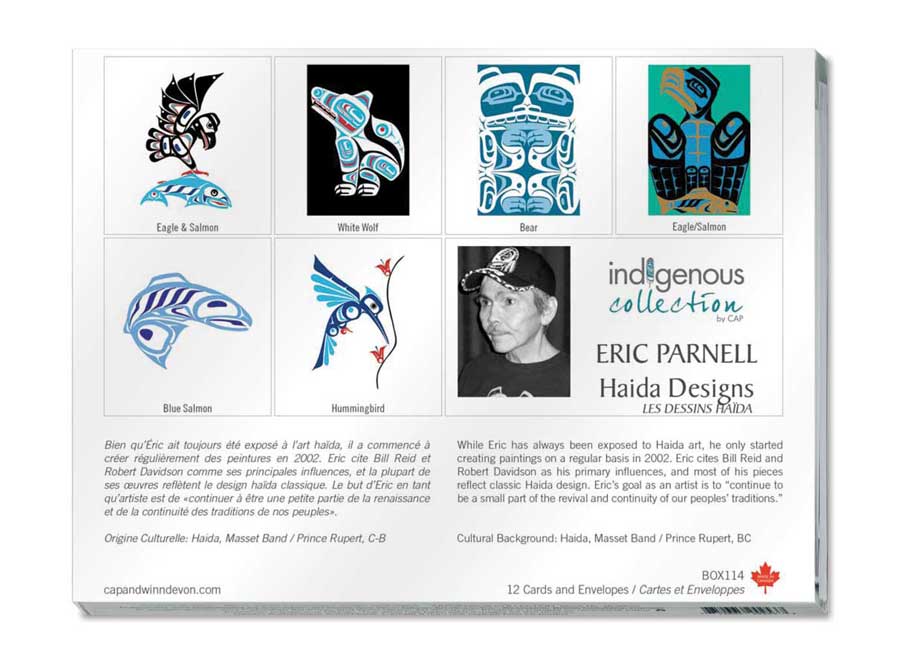 Haida Designs Boxed Note Cards by artist Eric Parnell