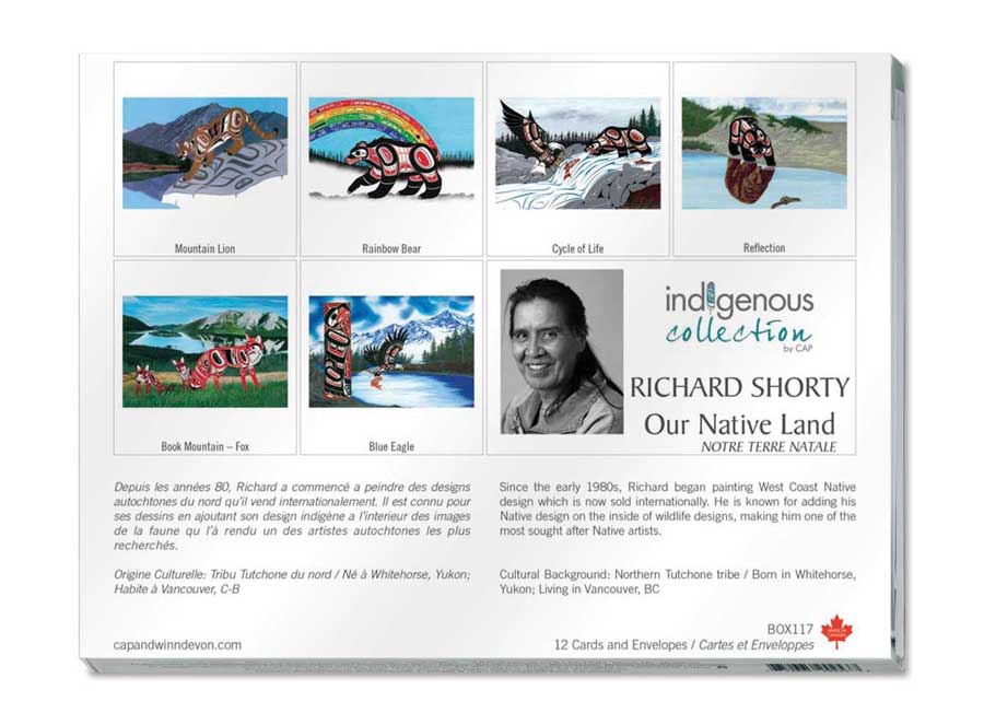 Our Native Land Boxed Note Cards by artist Richard Shorty