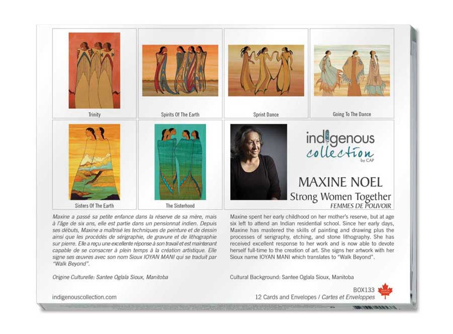 Strong Women Together Boxed Note Cards by artist Maxine Noel