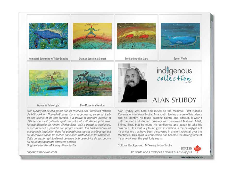 Alan Syliboy Boxed Note Cards by artist Alan Syliboy