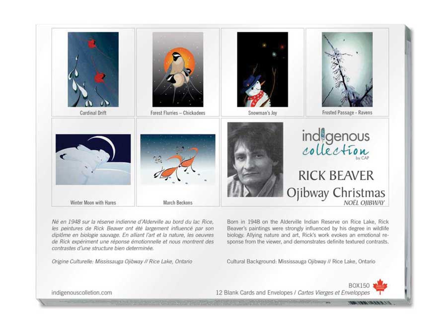 Ojibway Christmas Boxed Note Cards by artist Rick Beaver
