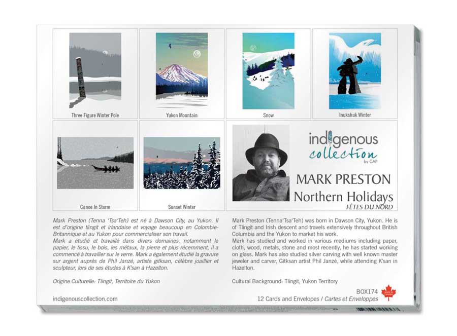 Northern Holidays Boxed Note Cards by artist Mark Preston