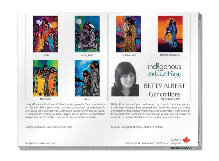Generations Boxed Note Cards by artist Betty Albert