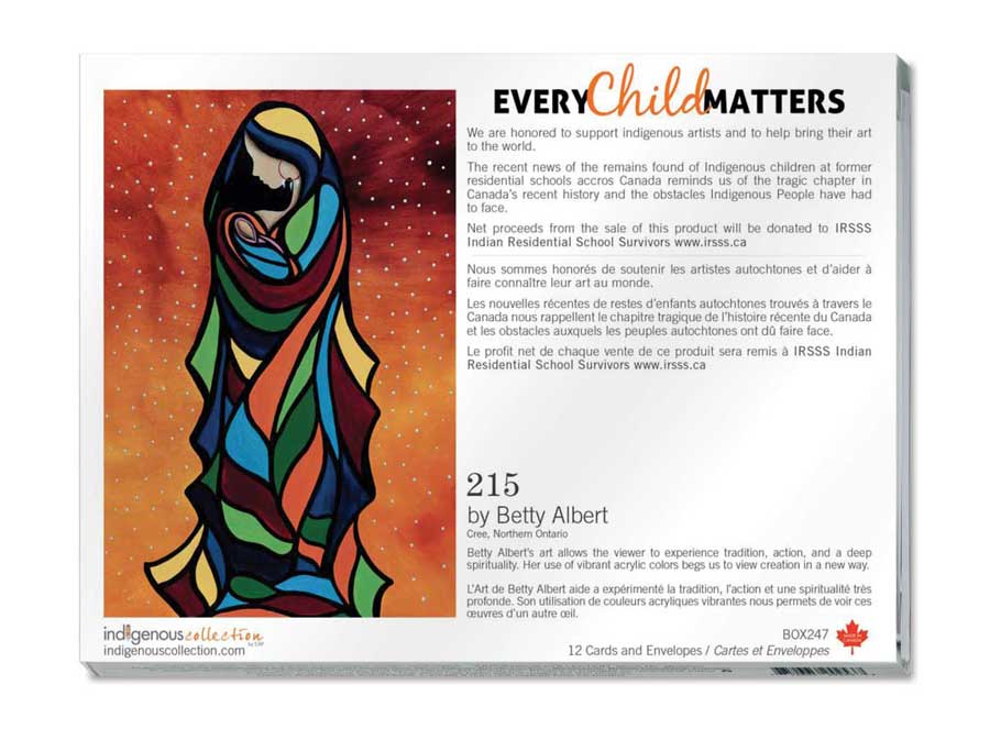 215. Every Child Matters Boxed Note Cards by artist Betty Albert