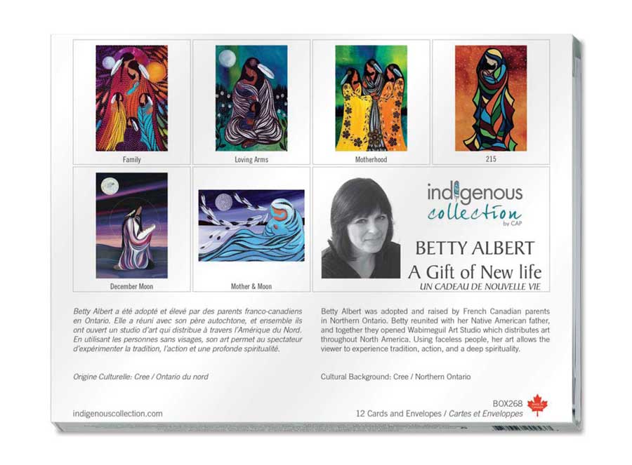 A Gift of New life Boxed Note Cards by artist Betty Albert
