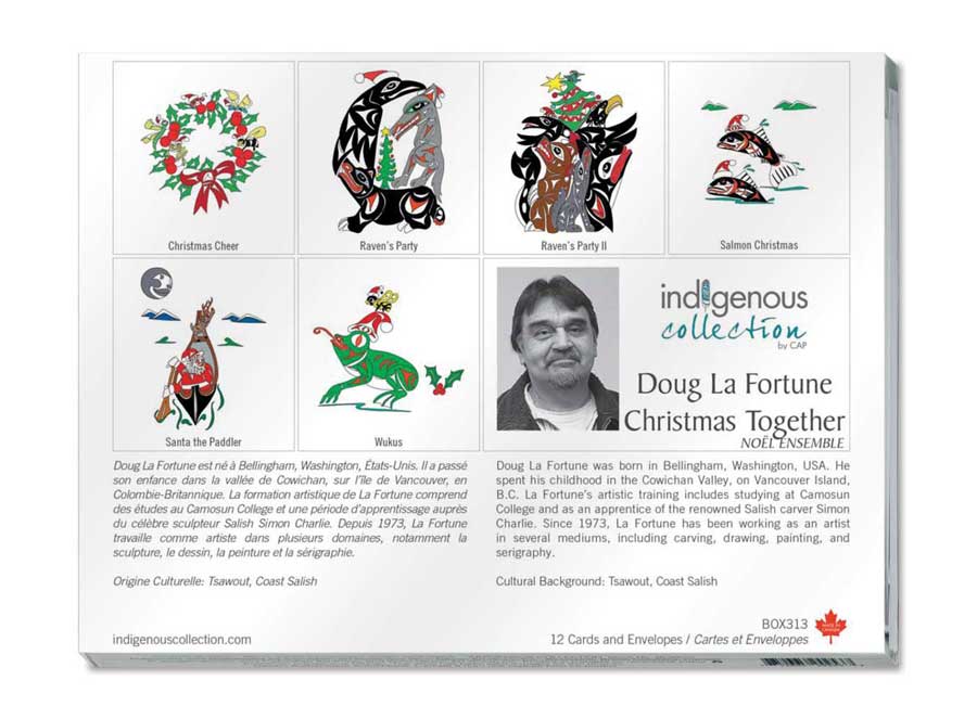 Christmas Together  Boxed Note Cards by artist Doug La Fortune