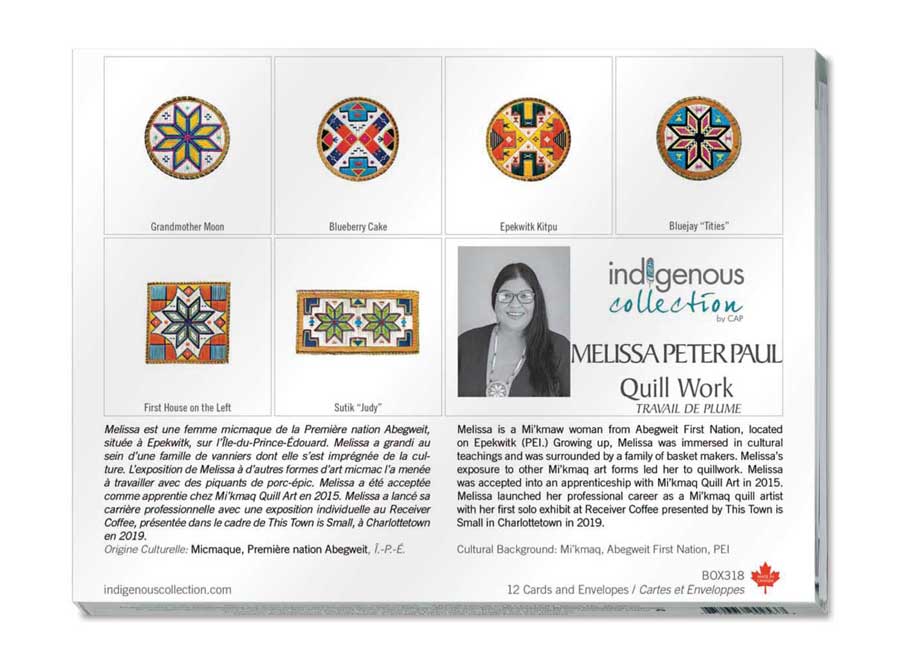 Quill Work Boxed Note Cards by artist Melissa Peter Paul