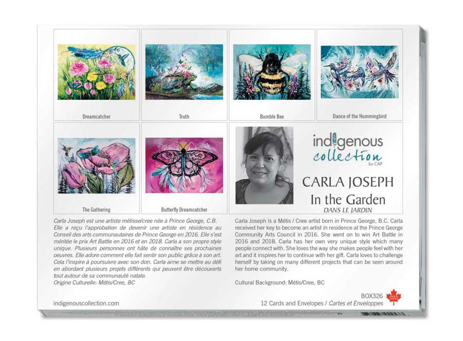 In the Garden Boxed Note Cards by artist Carla Joseph