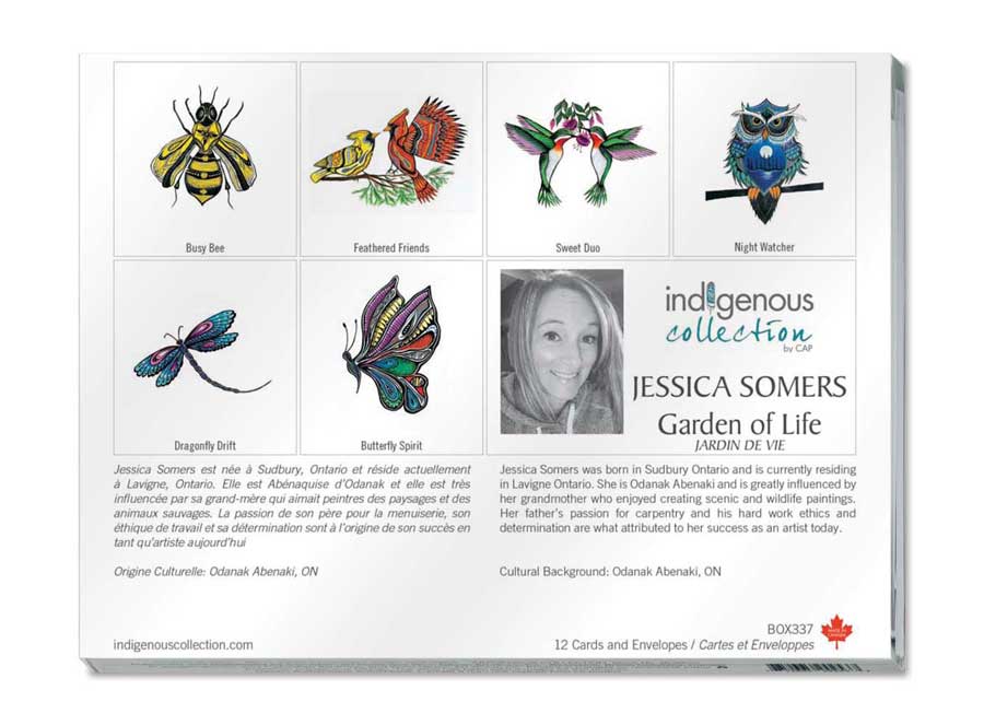 Garden of Life Boxed Note Cards by artist Jessica Somers