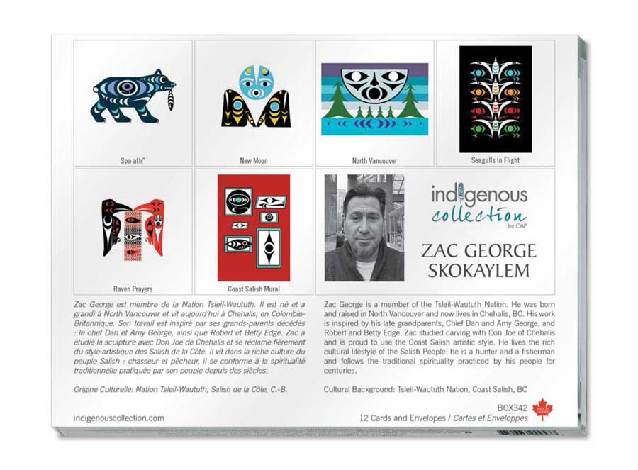 Zac George SKOKAYLEM Boxed Note Cards by artist Zac George SKOKAYLEM