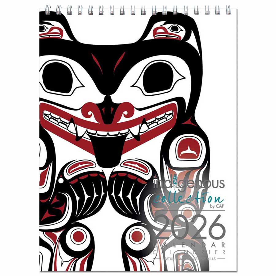 Haida Grizzly Bear 2026 Wall Calendar