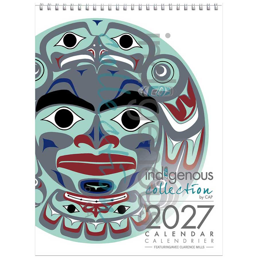 Clarence Mills 2027 Calendar by artist Clarence Mills. Indigenous Collection.