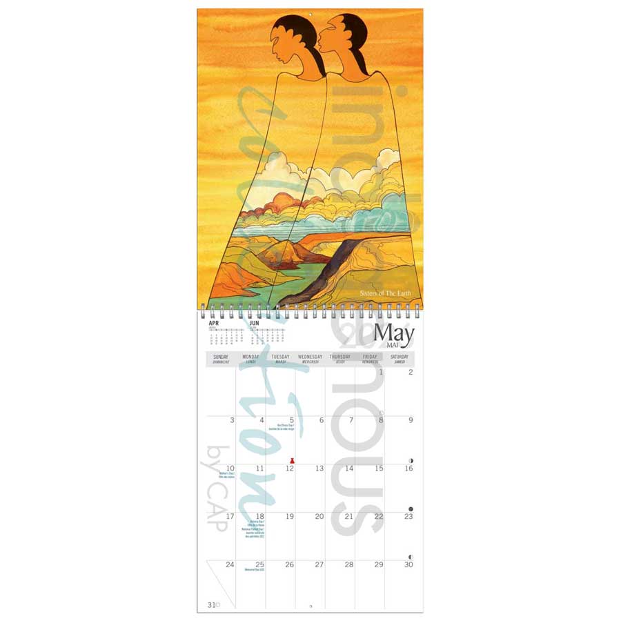 Arrival of Autumn 2026 Wall Calendar