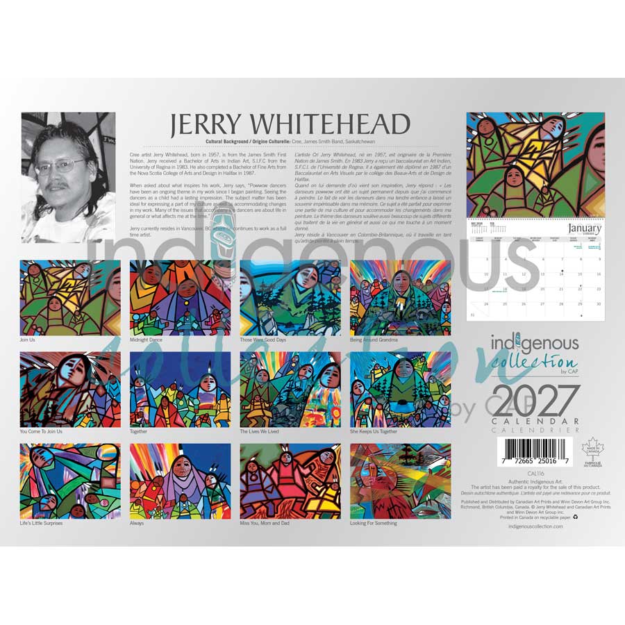 Jerry Whitehead 2027 Calendar