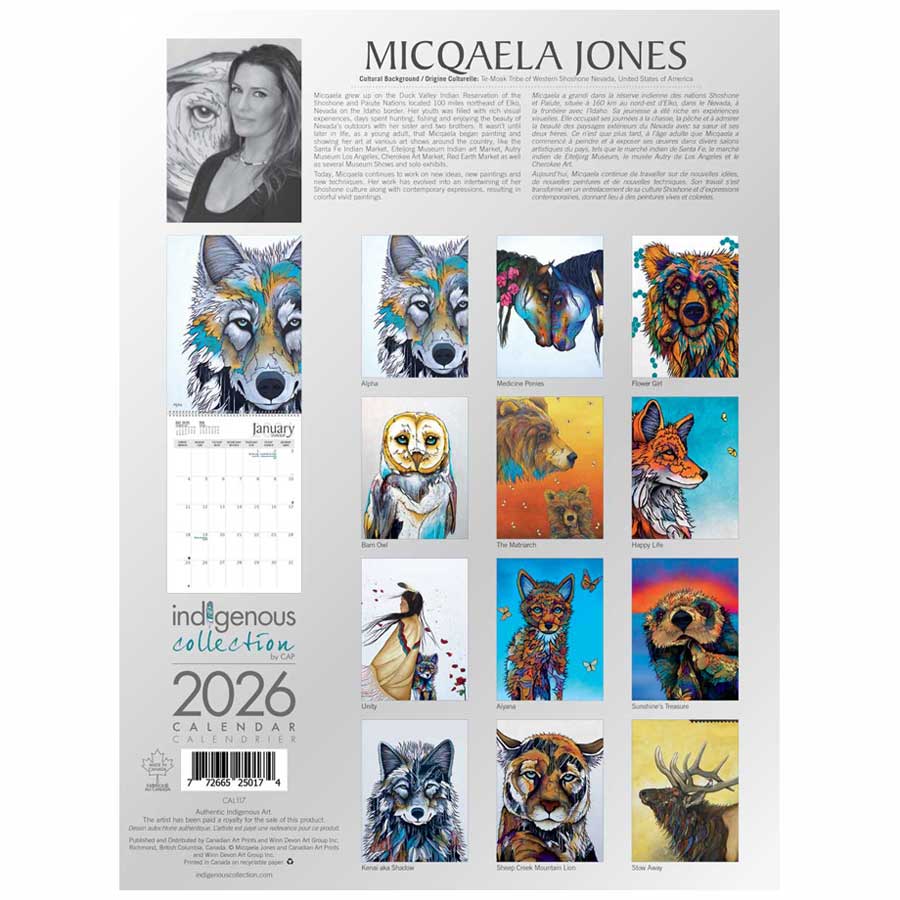 Medicine Ponies 2026 Wall Calendar