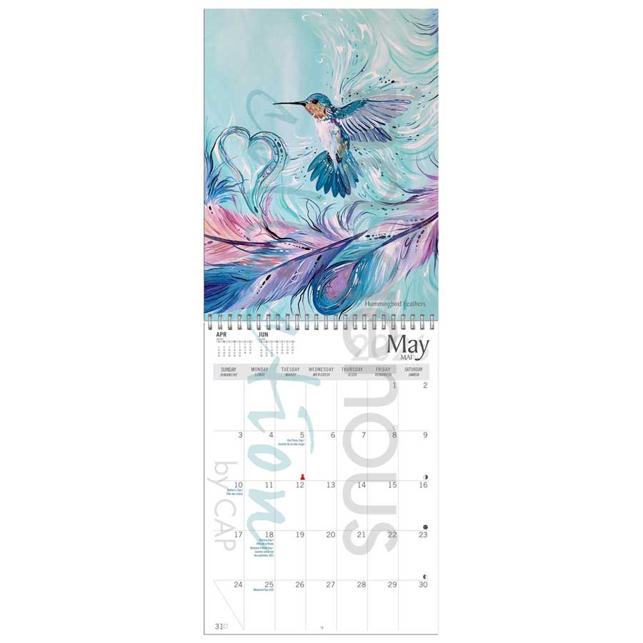 Flower Bloom 2026 Wall Calendar
