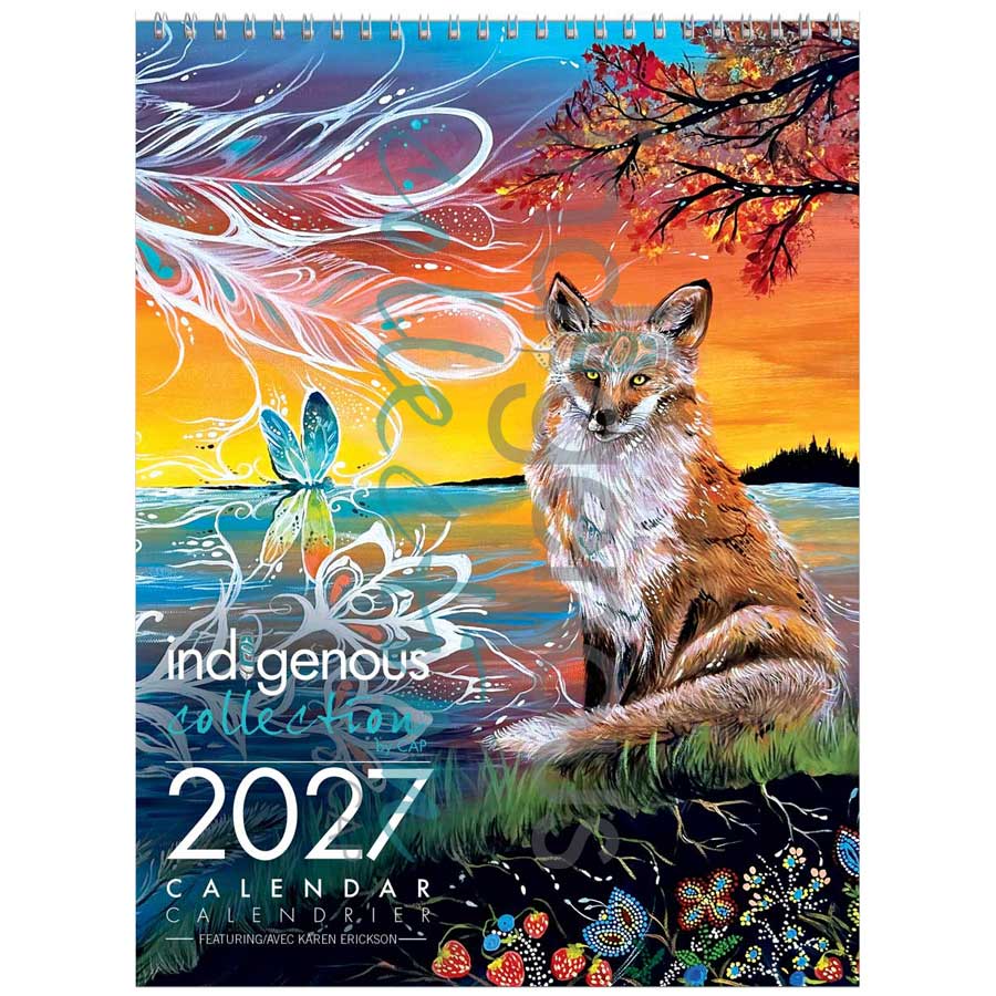 Karen Erickson 2027 Calendar by artist Karen Erickson. Indigenous Collection.