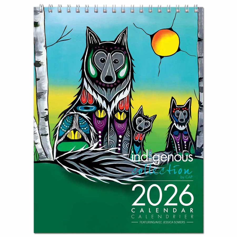Wolf Family 2026 Wall Calendar