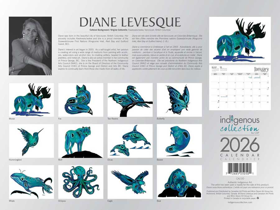 Diane Levesque 2026 Calendar