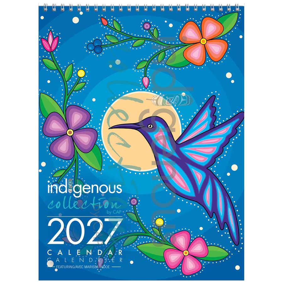 Marissa Indoe 2027 Calendar by artist Marissa Indoe. Indigenous Collection.