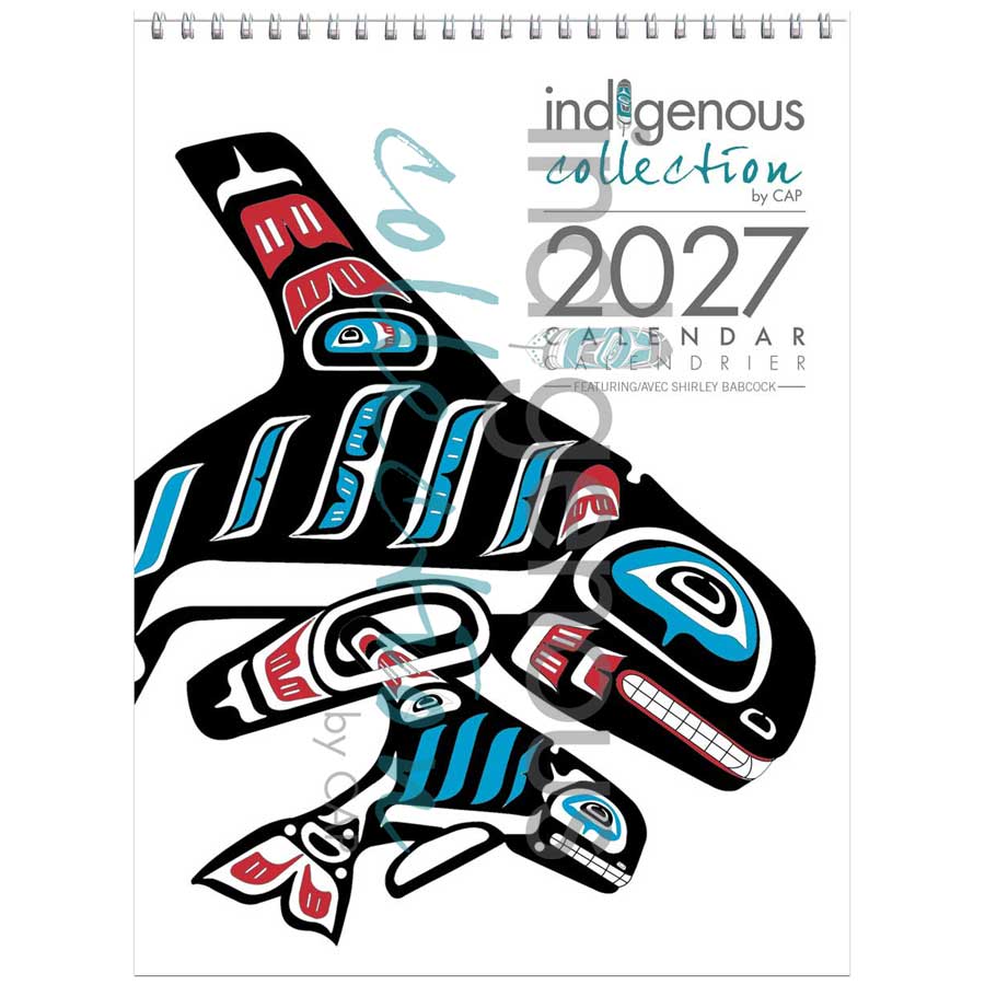 Shirley Babcock 2027 Calendar by artist Shirley Babcock. Indigenous Collection.