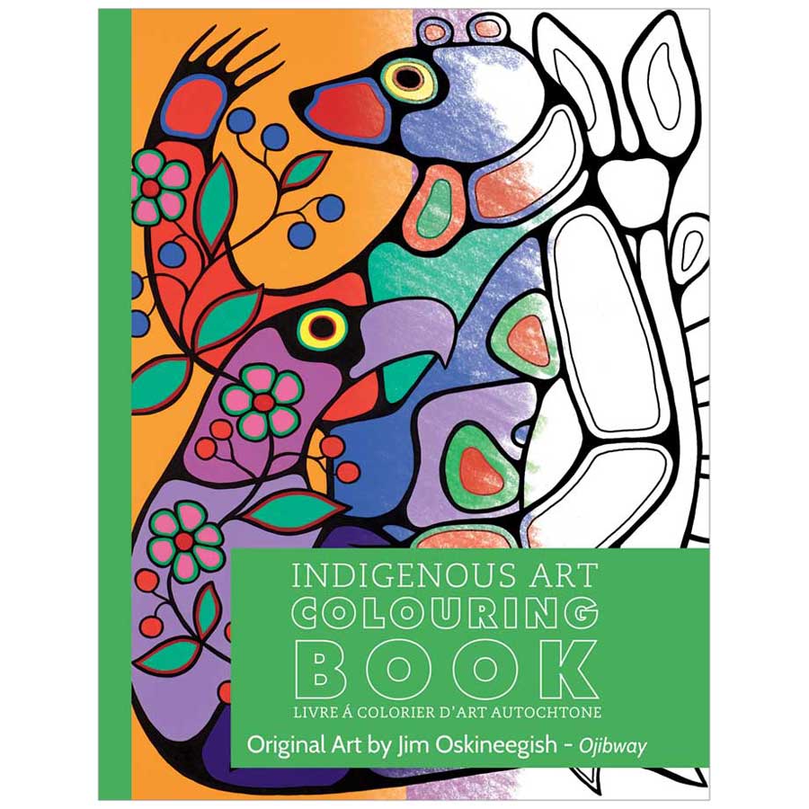 Jim Oskineegish Colouring Book