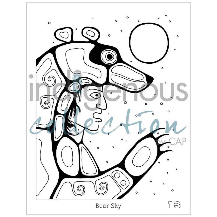 Jim Oskineegish Colouring Book