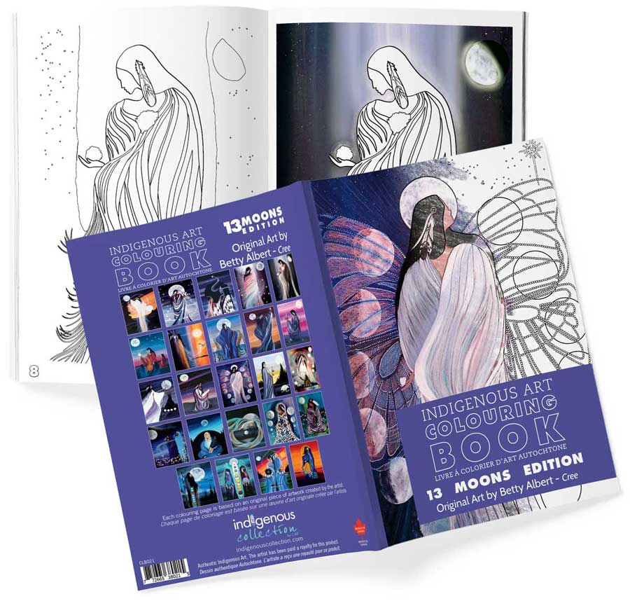 Betty Albert Colouring Book - 13 Moons Edition