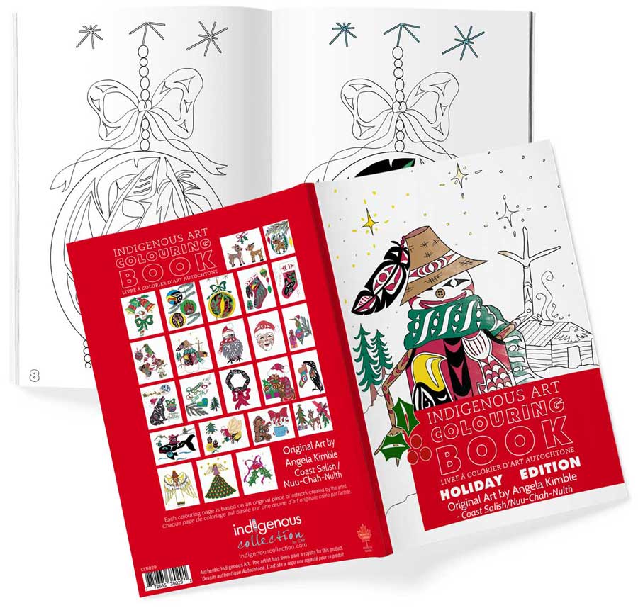 Angela Kimble Colouring Book - Holiday Edition