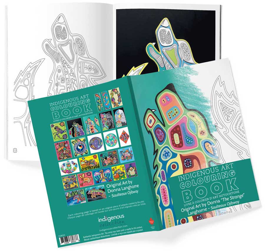 Donna "The Strange" Langhorne Colouring Book