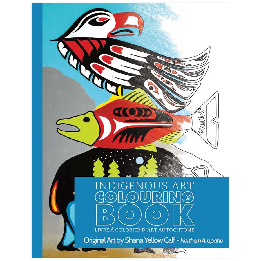 Shana Yellow Calf Colouring Book