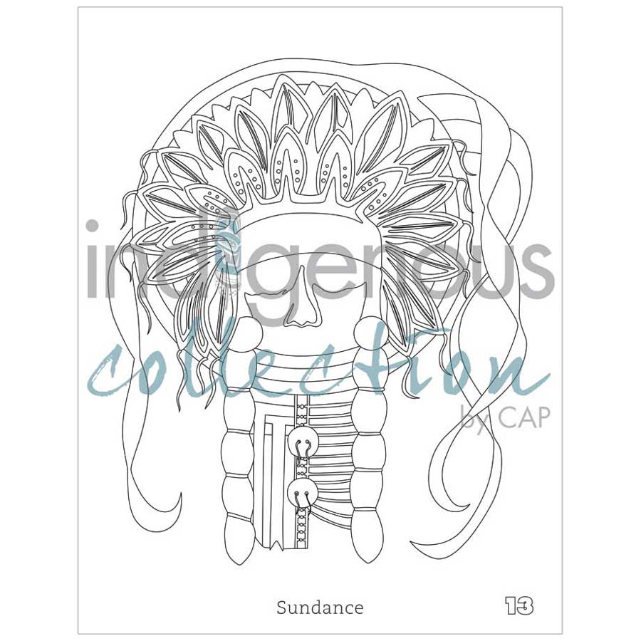 Shana Yellow Calf Colouring Book