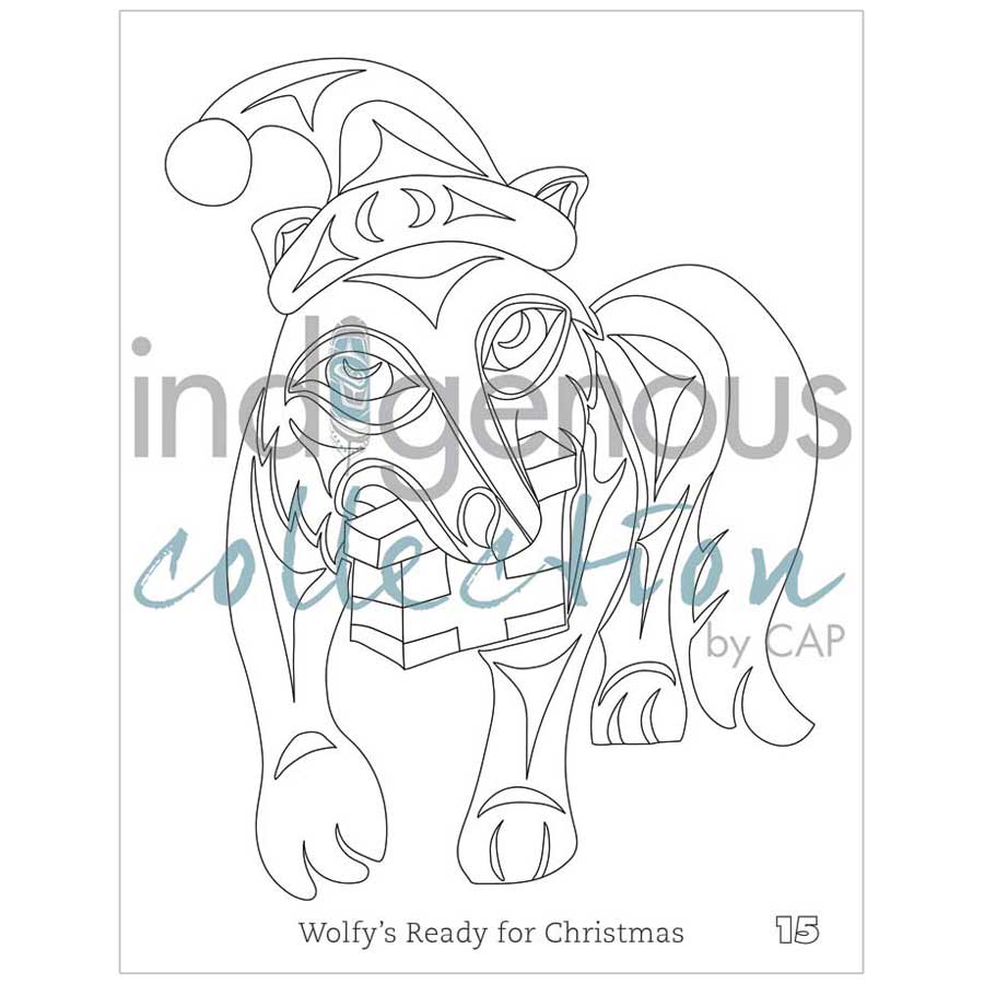 Doug La Fortune Colouring Book - Holiday Edition