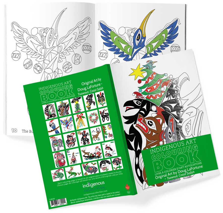 Doug La Fortune Colouring Book - Holiday Edition
