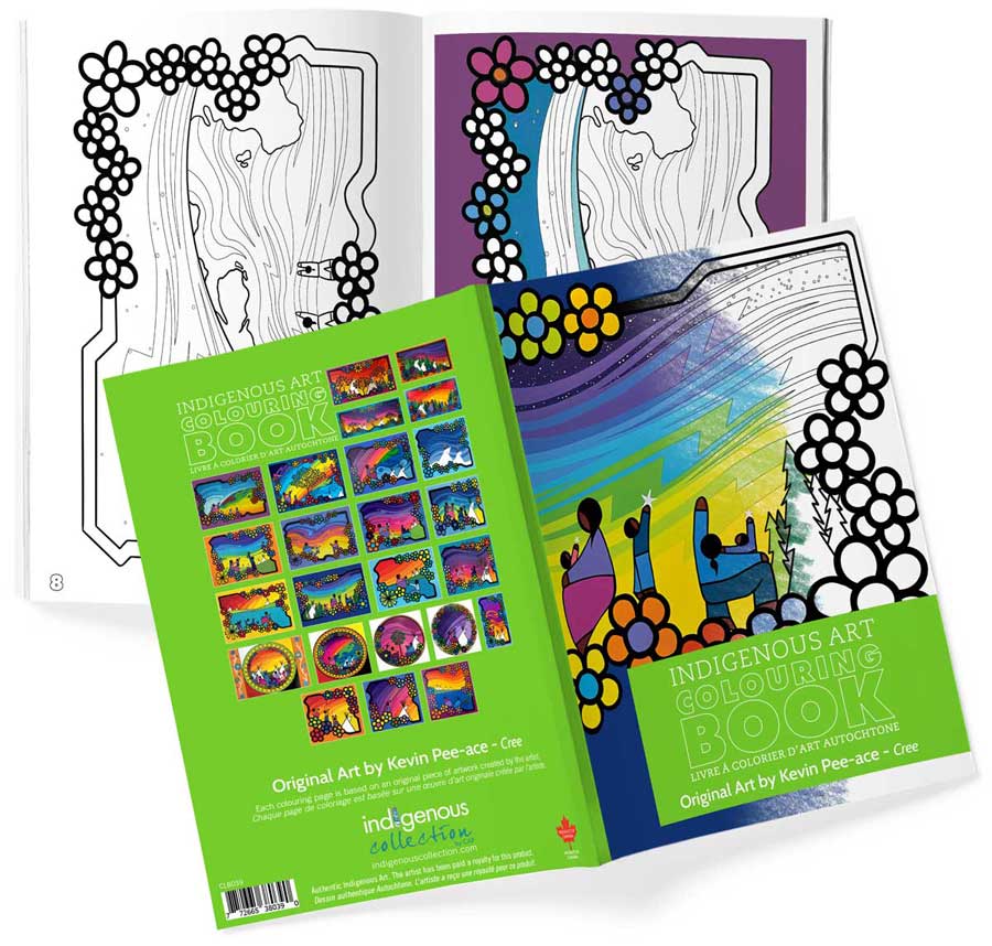 Kevin Pee-ace Colouring Book