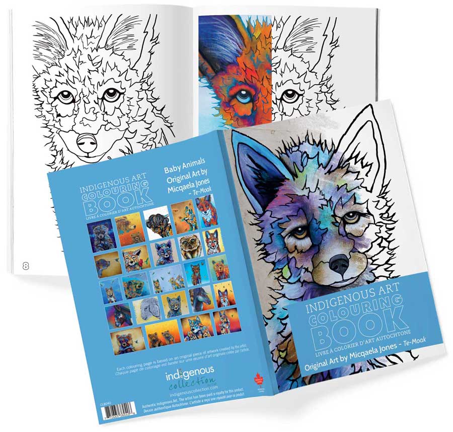 Micqaela Jones Colouring Book - Babies