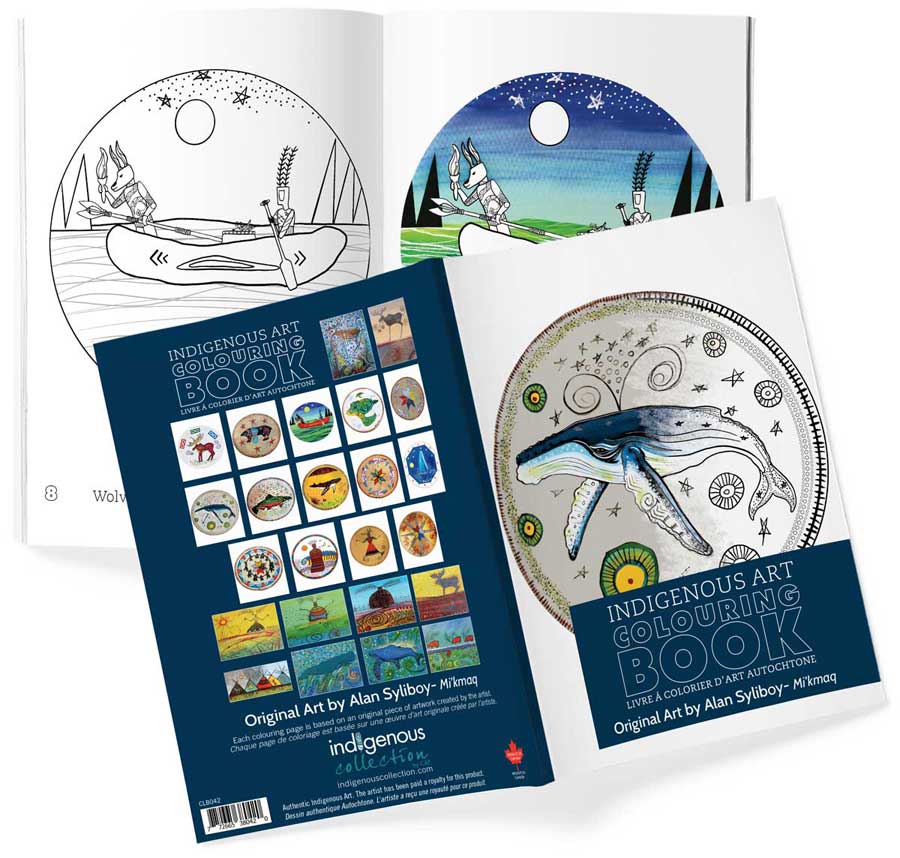 Alan Syliboy Colouring Book